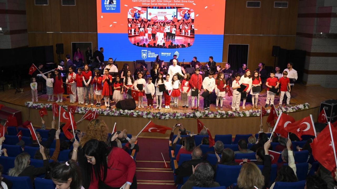 Ankara’da 23 Nisan coşkusu sürüyor