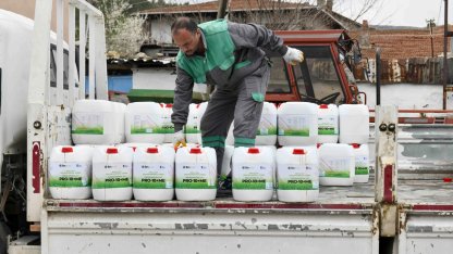 Ankara'da üreticiye yüzde 50 hibeli sıvı gübre desteği