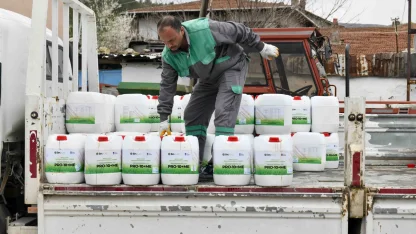 Ankara'da üreticiye yüzde 50 hibeli sıvı gübre desteği