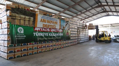 Antalya Büyükşehir’den arıcılara kovan desteği