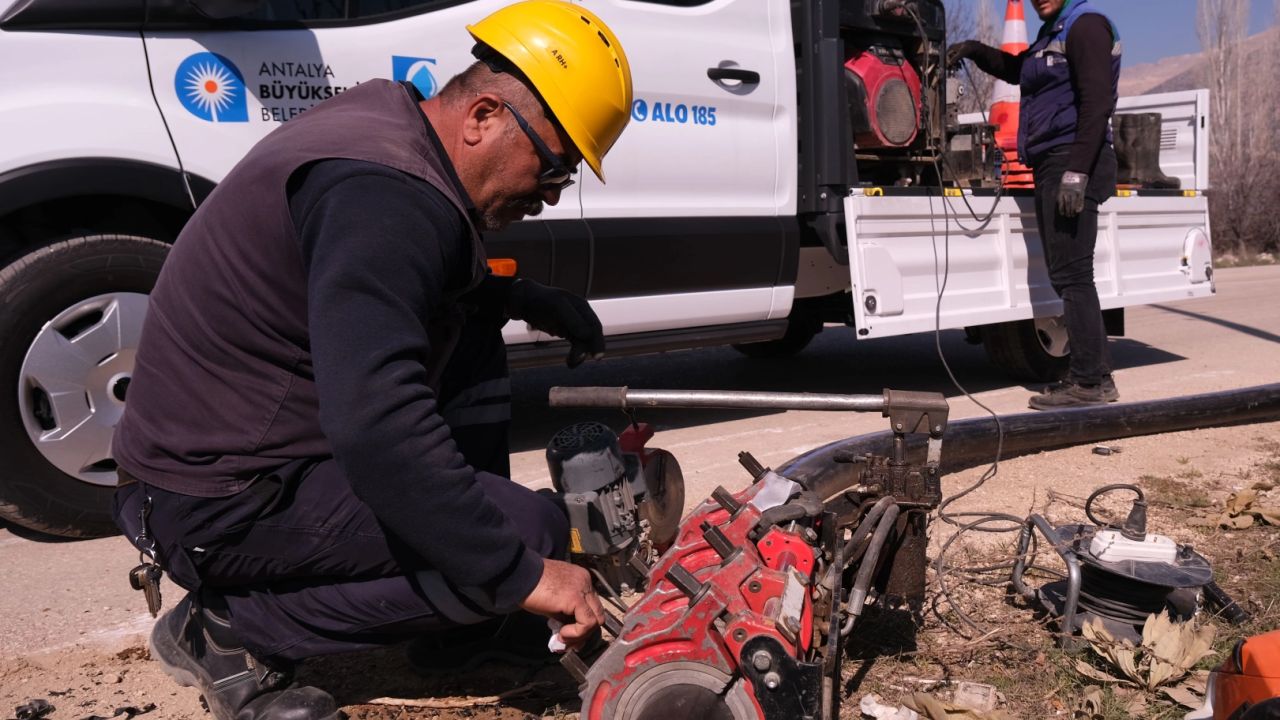 Antalya Büyükşehir’den Elmalı’ya içme suyu yatırımı