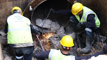 Antalya’da 35 yıllık ana hat vana yenilendi
