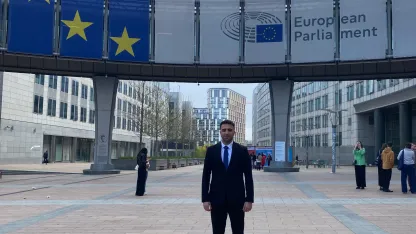 Avrupa Gençlik Haftası'nda Konya'yı temsil etti