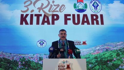 Bakan Çiftçi Rize Kitap Fuarı'nın açılışına katıldı