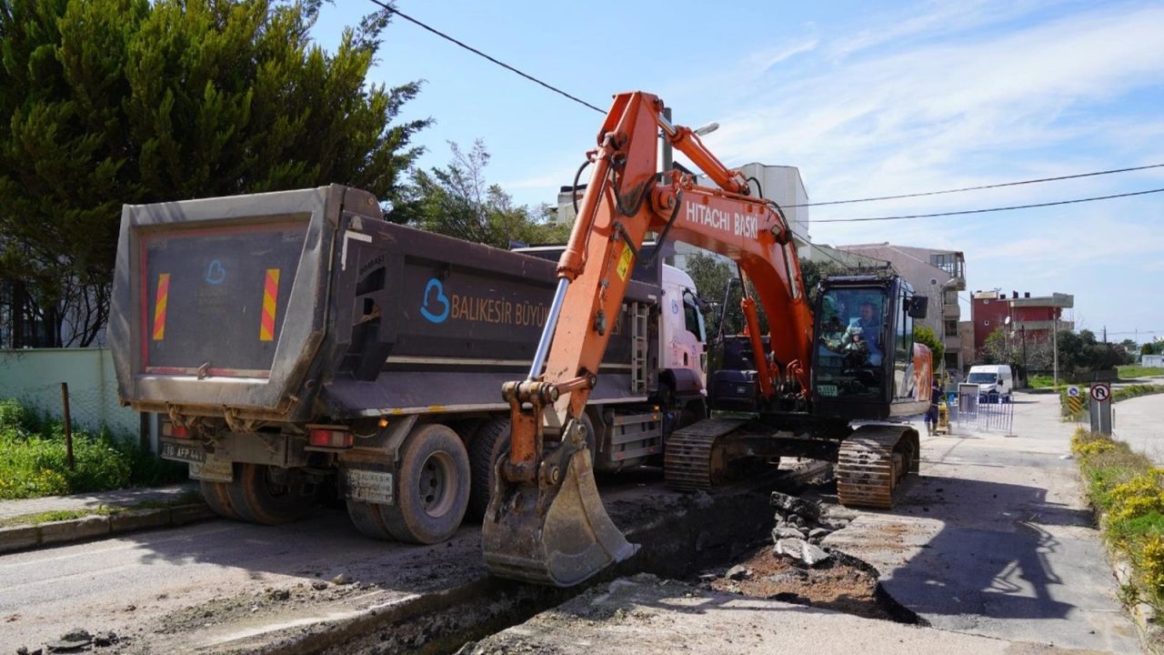 Balıkesir Bandırma’da asbestli hatlar yenileniyor
