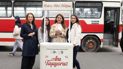 Balıkesir'de toplu taşıma gününde geçmişe yolculuk