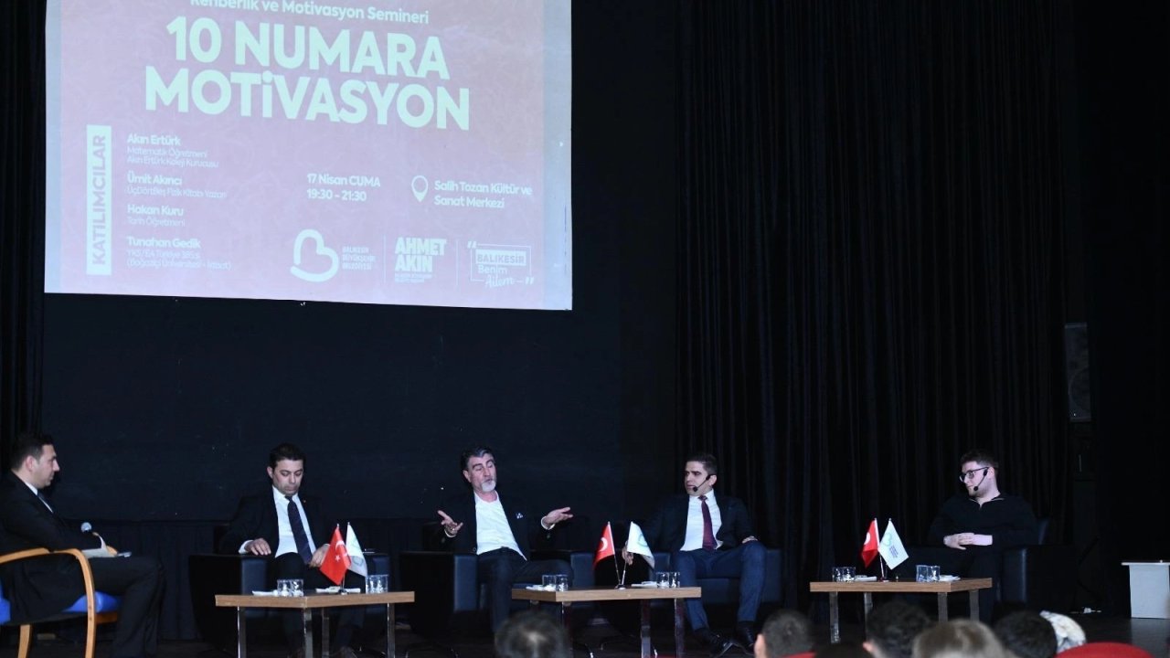 Balıkesir’de YKS adaylarına “10 Numara Motivasyon”