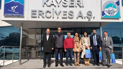 Belçika heyeti Erciyes'e hayran kaldı