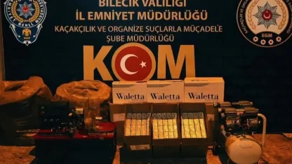 Bilecik’te on binlerce makaron ele geçirildi