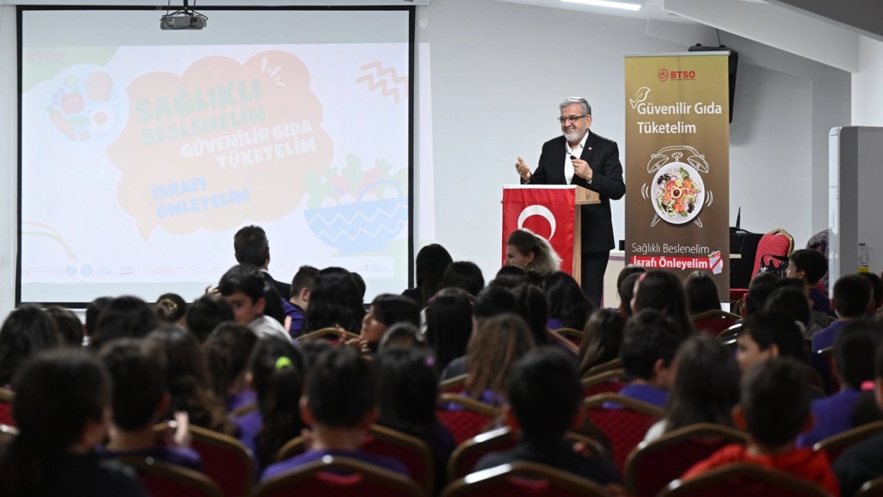BTSO’dan gıda israfına karşı 51 okulda eğitim hamlesi