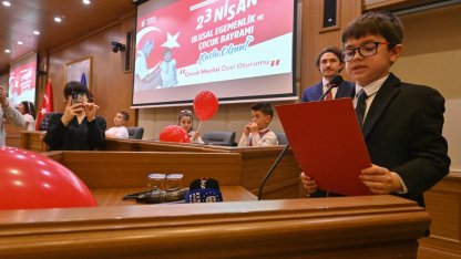 Bursa Büyükşehir Meclisi'nde söz çocukların