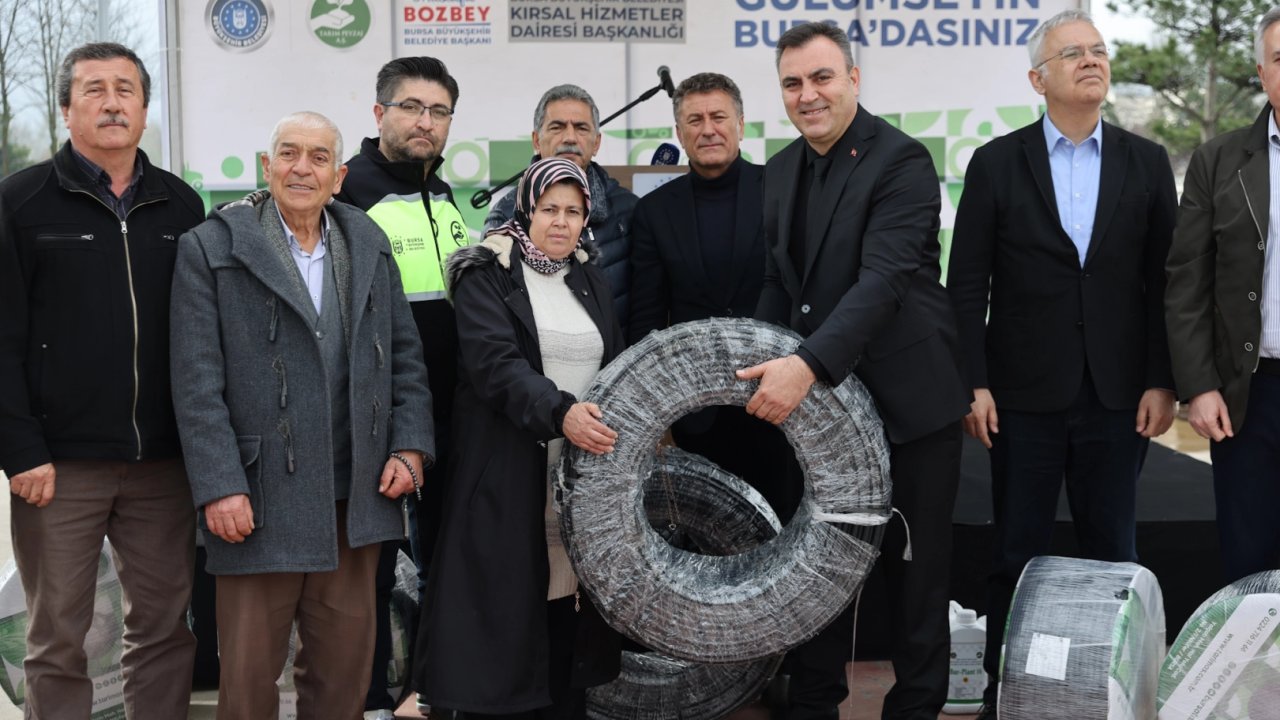 Bursa Büyükşehir'den çiftçiye hayat veren destek