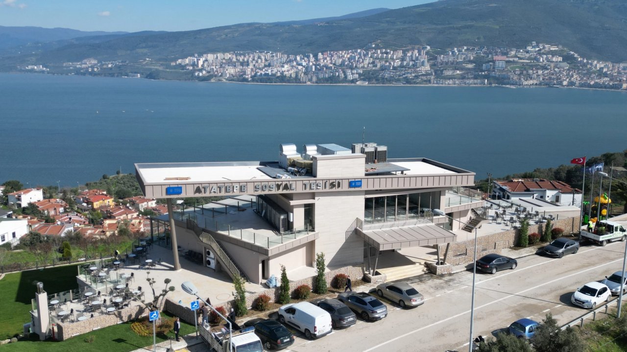 Bursa Gemlik'te Atatepe Sosyal Tesisi yenilenen yüzüyle hizmette
