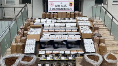 Bursa Gemlik’te kaçak tütün operasyonu