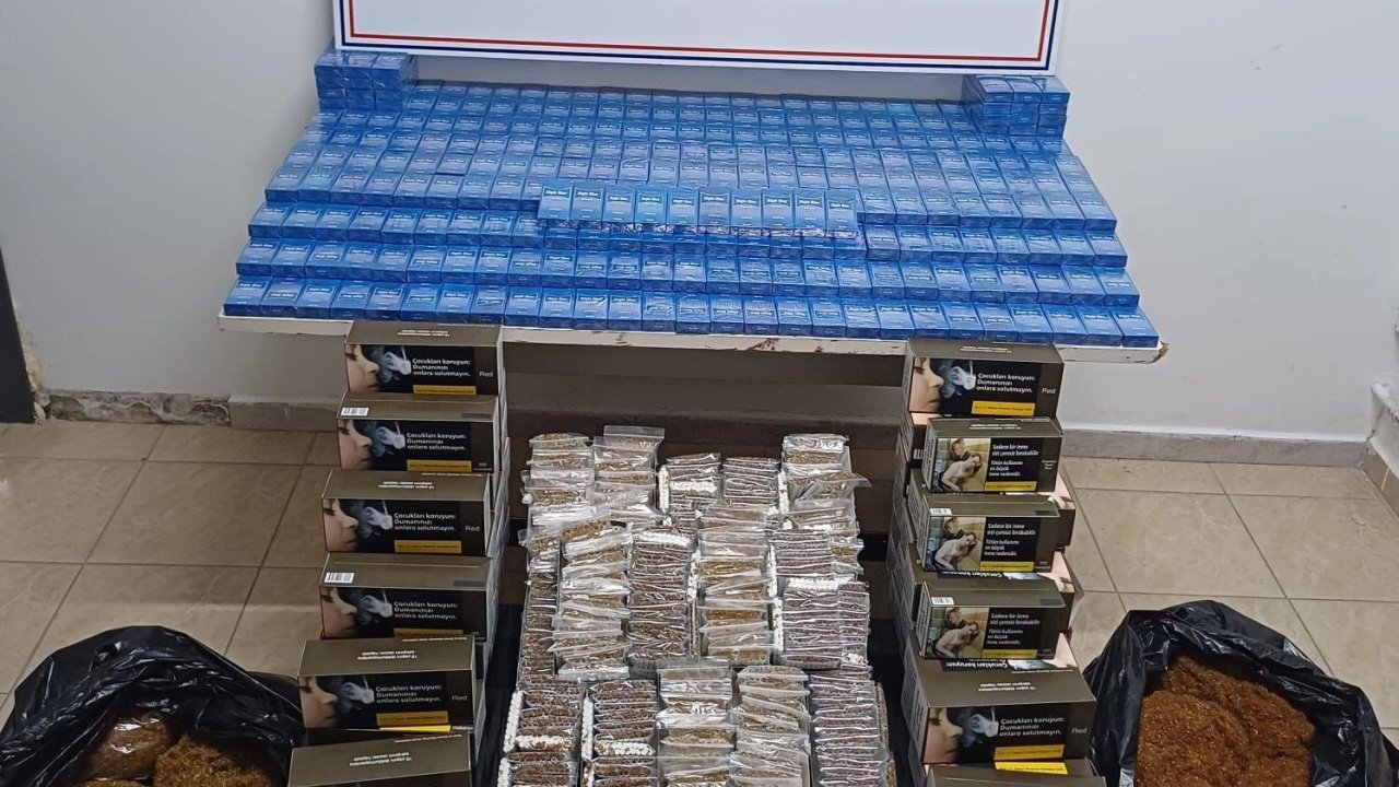 Bursa İnegöl’de binlerce kaçak tütün operasyonu