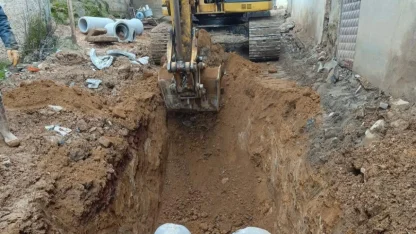 Bursa İznik Müşküle’de altyapı seferberliği... 4 bin 800 metre hat yenileniyor