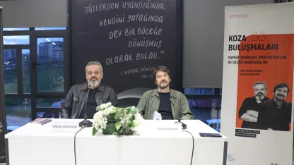 Bursa Nilüfer'de Koza Buluşmaları'nın konuğu Hakan Bıçakçı oldu