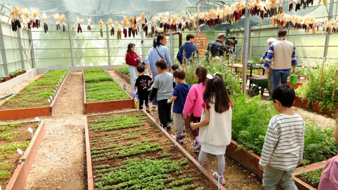 Bursa Osmangazi'de çocuklar toprak sevgisini öğreniyor
