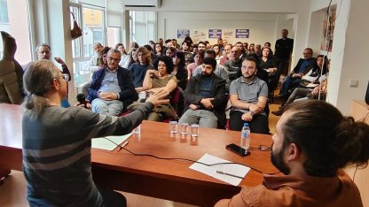 Bursa Yenişehir'de Eğitim-Sen Felsefe Söyleşileri'ni sürdürüyor