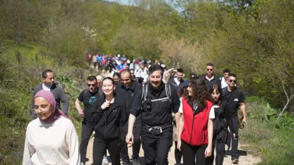 Bursa Yenişehirliler doğa yürüyüşünü sevdi