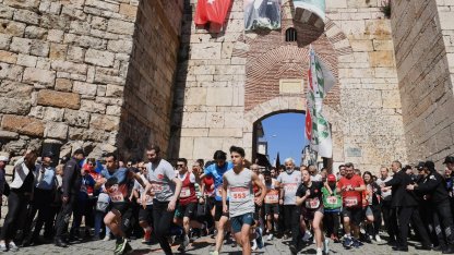 Bursa'da tarihi kent koşusu için nefesler tutuldu