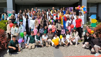 Bursa’da tedavi gören çocuklara 23 Nisan coşkusu