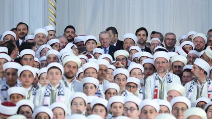 Çamlıca Camii’nde 333 öğrenci hafızlık icazetini aldı