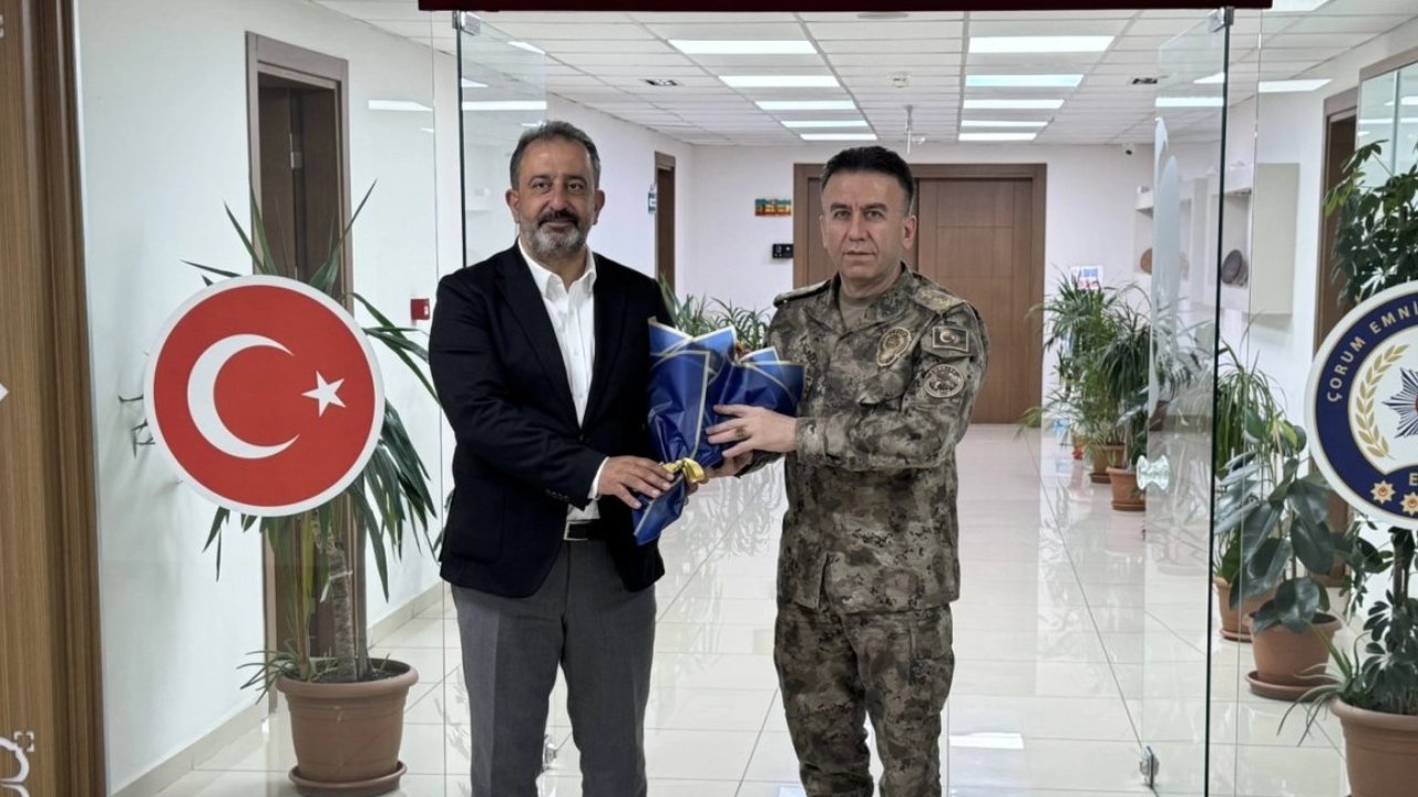 Çorum Belediyesi’nden Polis Haftası ziyareti