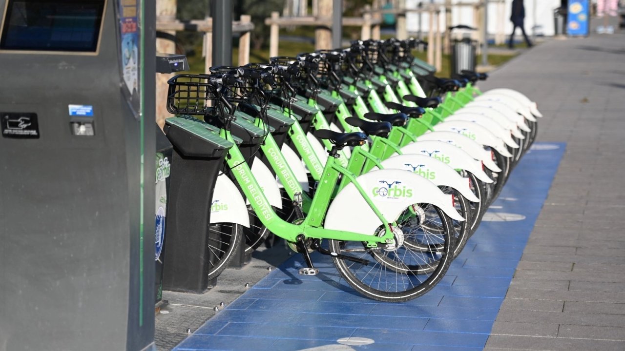 Çorum’da bisiklet paylaşımında yeni dönem