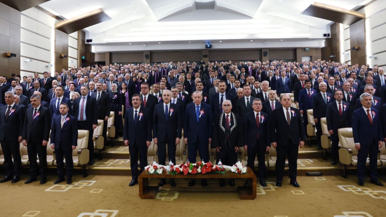 Cumhurbaşkanı Erdoğan Anayasa Mahkemesi'nin 64. yıl törenlerine katıldı