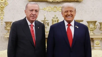 Cumhurbaşkanı Erdoğan, Trump'la görüştü