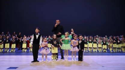 Denizli'de 23 Nisan etkinlikleri miniklerle başladı