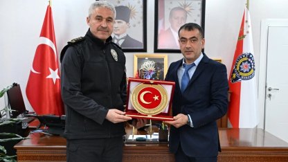 Düzceli gazetecilerden 'Emniyet'li ziyaret