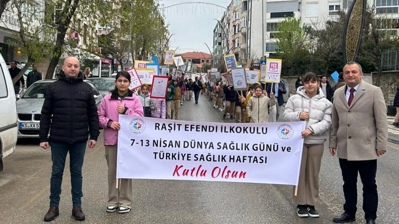 Edirne Keşan'da sokaklar sağlık için hareketlendi