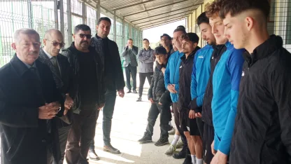 Edirne'de Kaymakam Mercan’dan Keşanspor’a moral ziyareti