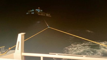 Fethiye açıklarında arızalanan tekne kurtarıldı