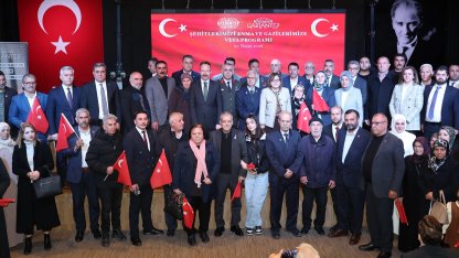 Gaziantep'te Başkan Şahin şehit aileleri ve gazilerle buluştu