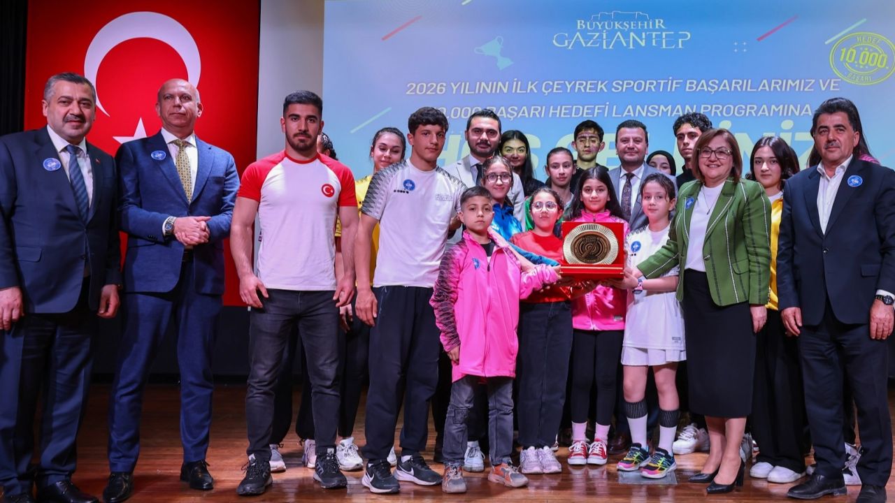 Gaziantep'te sporda hedef 10 bin başarı