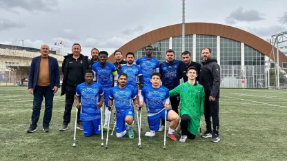 Gebze'de Ampute Futbol Takımı’ndan önemli galibiyet