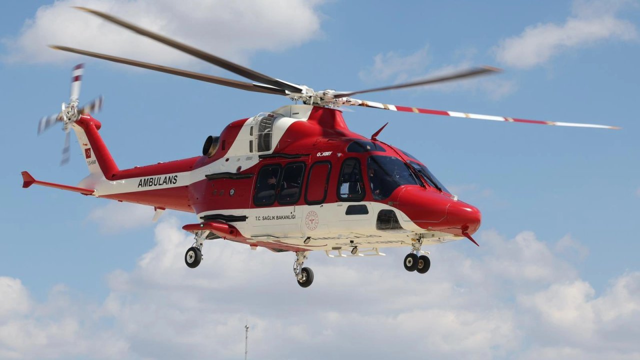 GÖKBEY hava ambulansı oluyor