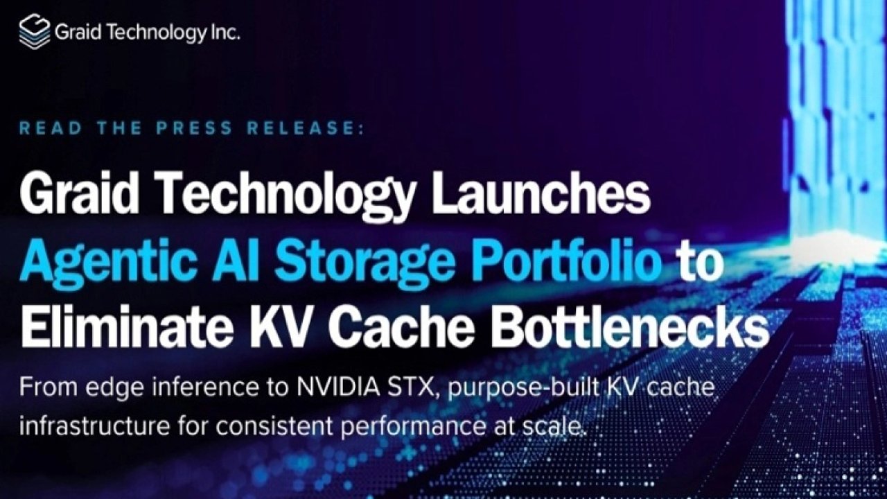 Graid Technology, KV Cache darboğazlarını gidermek için Agentic AI Depolama Portföyünü tanıttı