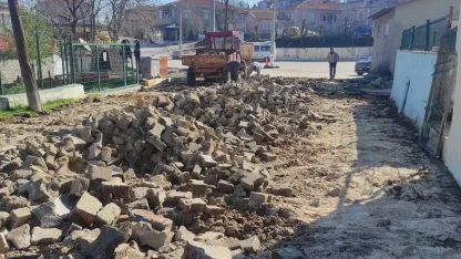 İpsala Esetçe'de yol seferberliği