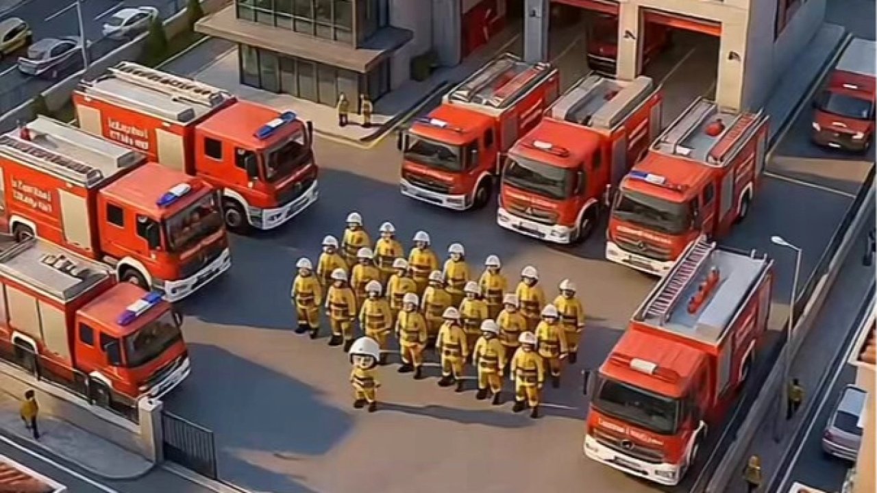 İstanbul İtfaiyesi’nden çocuklara "112’yi unutma!" mesajı