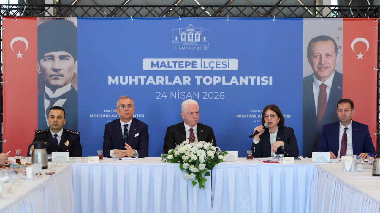 İstanbul Maltepe'de muhtarlarla koordinasyon
