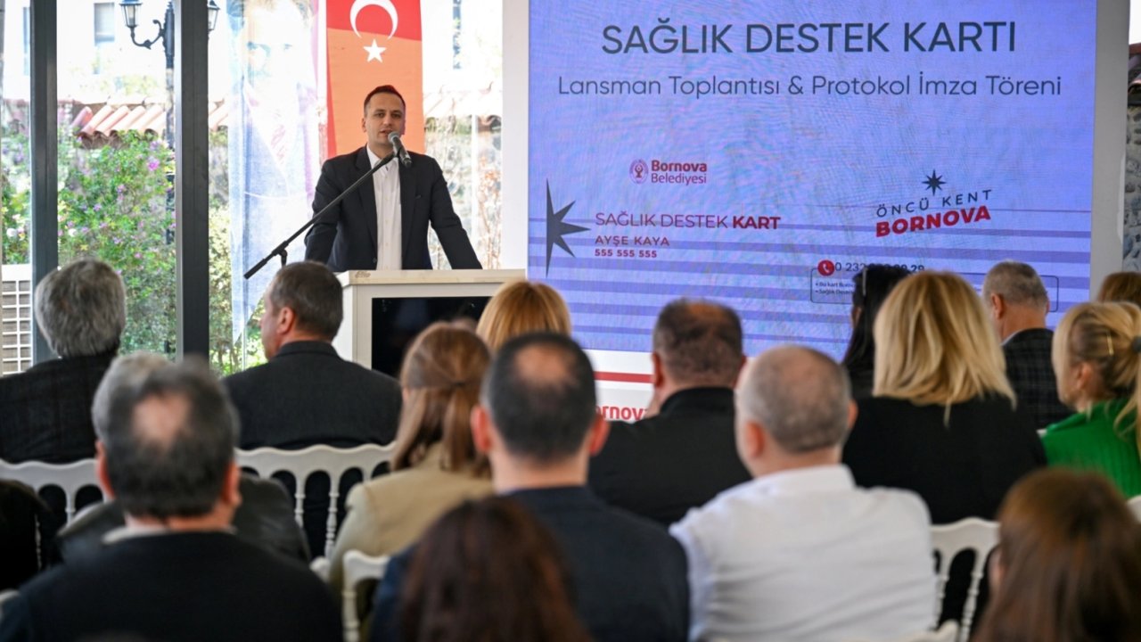 İzmir Bornova’da “Sağlık Destek Kartı” başladı