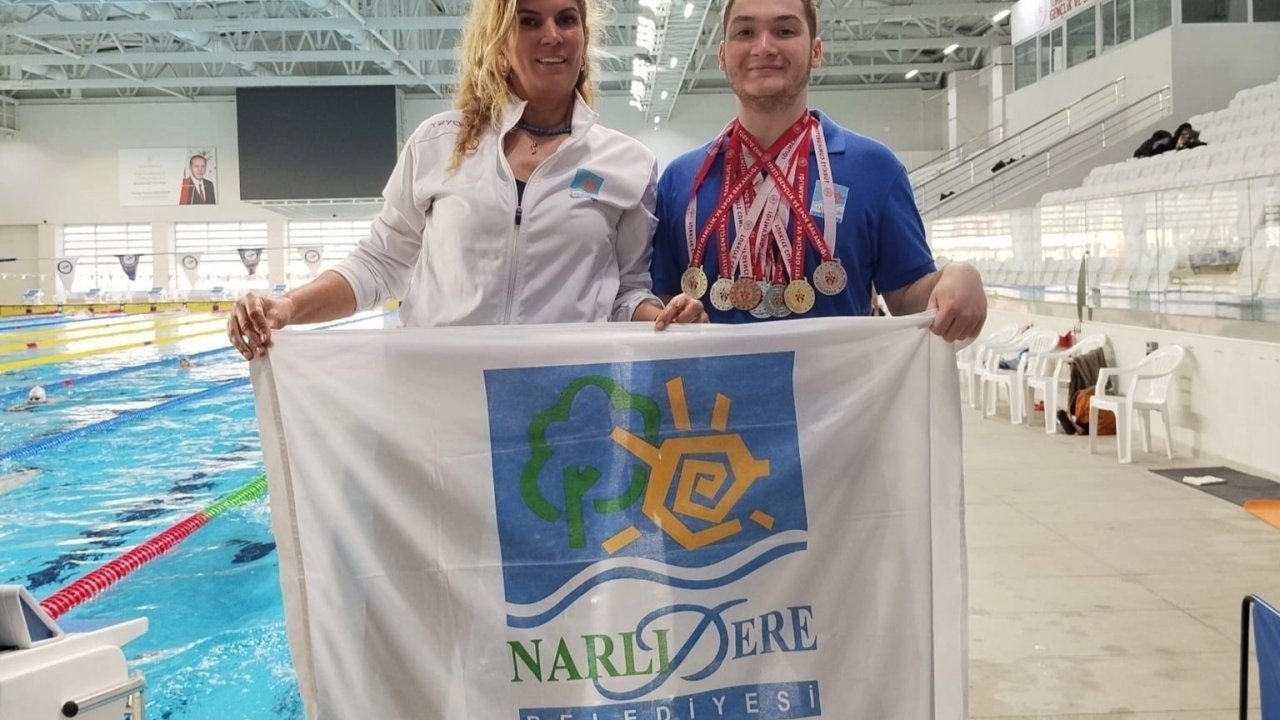 İzmir Narlıdere'nin madalya avcısından büyük başarı
