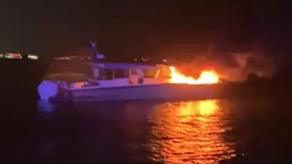 Kadıköy’de tekne yangını: 4 kişi kurtarıldı