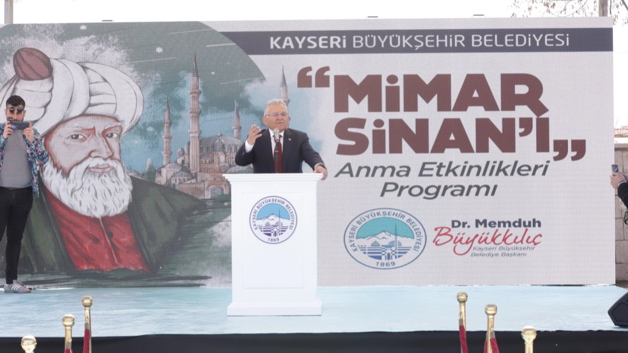 Kayseri Büyükşehir Mimar Sinan'ı unutmadı