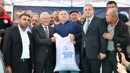 Kayseri Büyükşehir'den çiftçiye dev destek