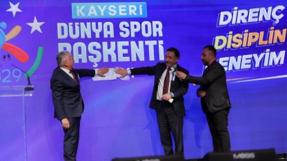 Kayseri Dünya Spor Başkentliği'ne ilerliyor